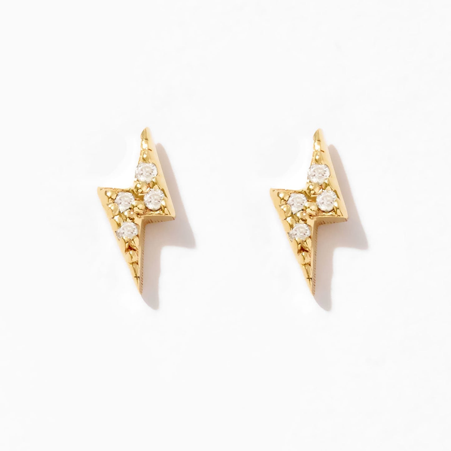 Diamant Blitz Bolzen Ohrstecker