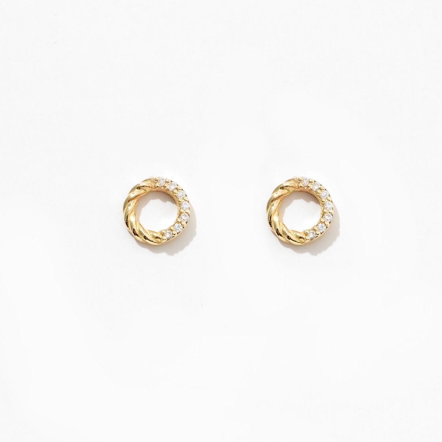 Diamantkreis Ohrringe