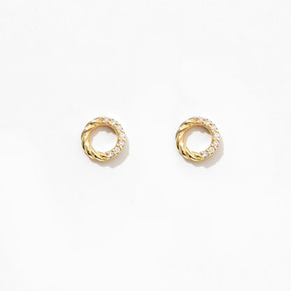 Diamantkreis Ohrringe