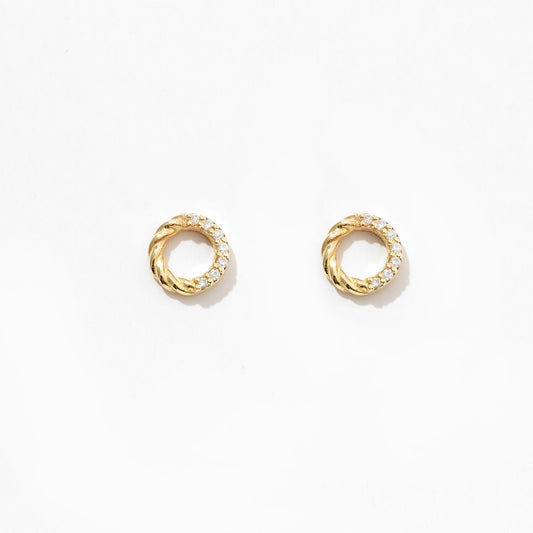 Diamantkreis Ohrringe