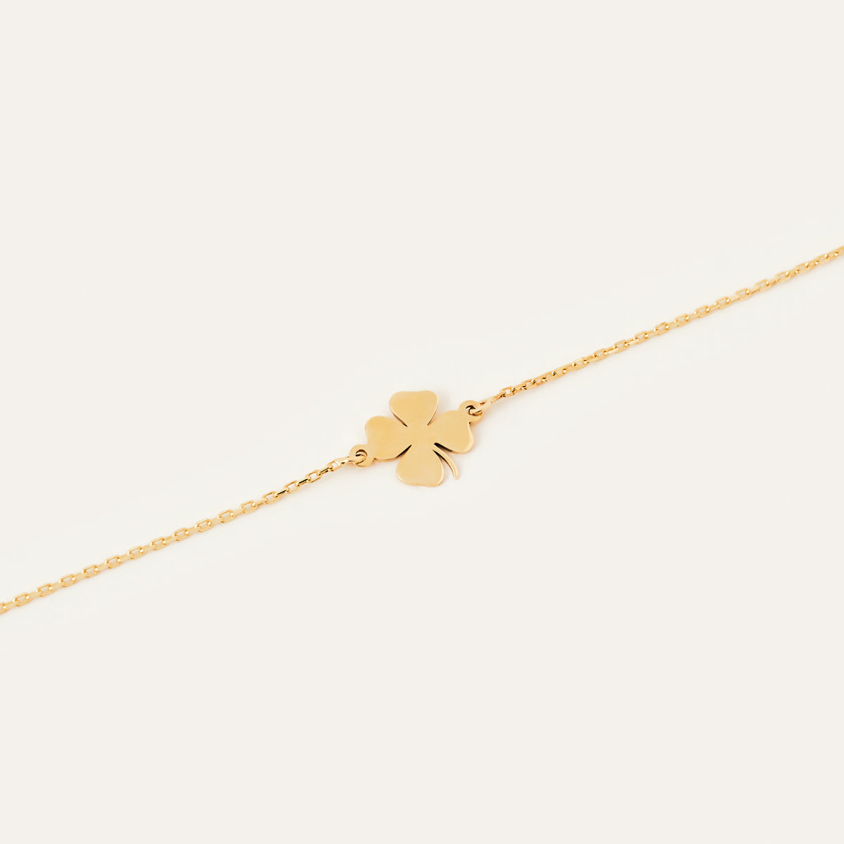 Vierblättriges Kleeblatt-Armband