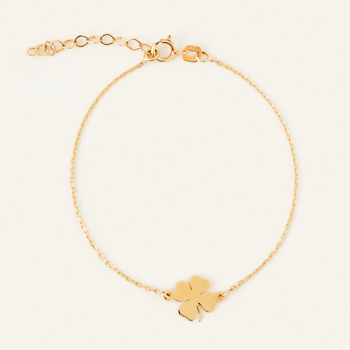 Vierblättriges Kleeblatt-Armband