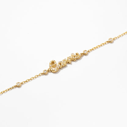 Diamant Carrie Namensarmband