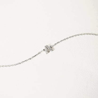 Individuelles Diamant-Initial-Armband