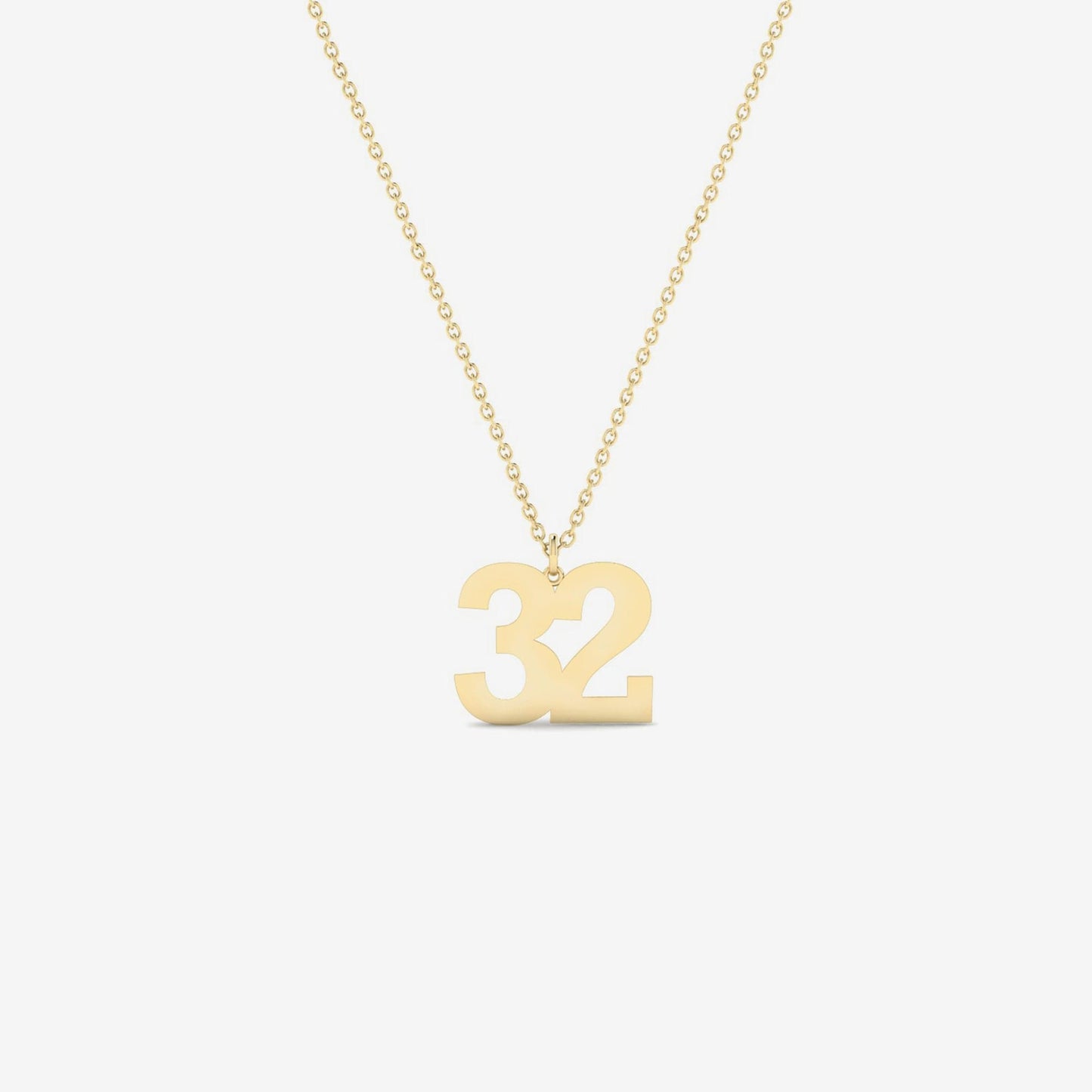 Individual number collar in 585 gold