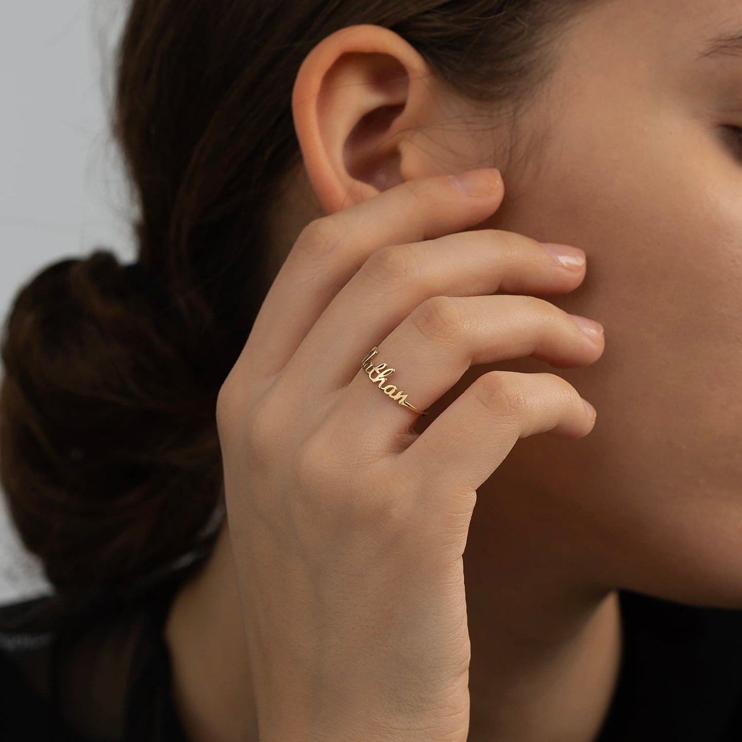 Personalisierter Namensschild-Ring