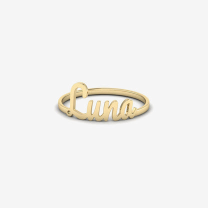Personalisierter Namensschild-Ring