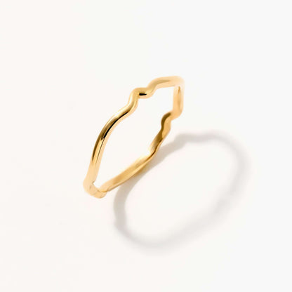 Wave Band Ring