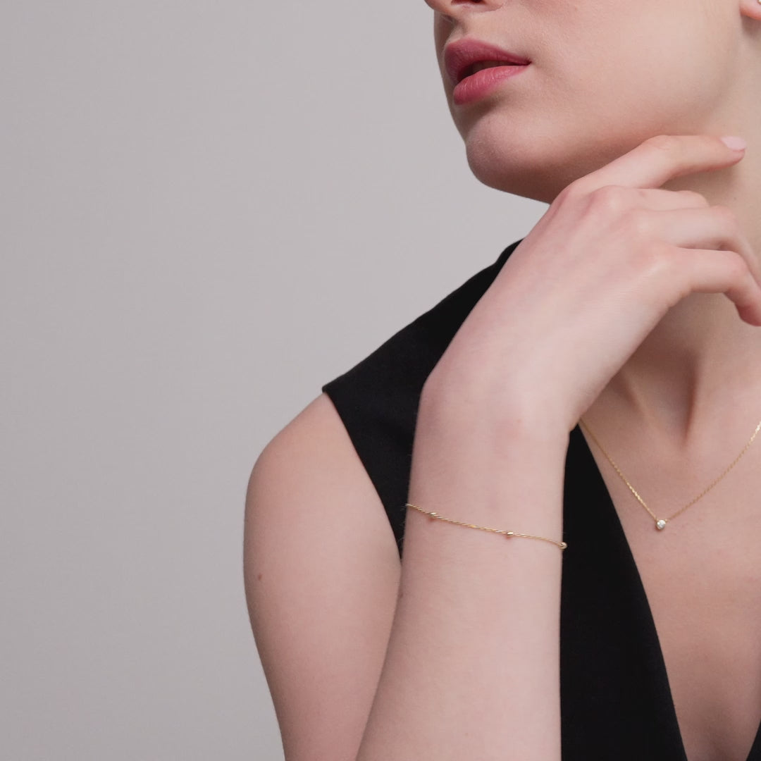 Minimaler Ohrring - Gelin Diamond