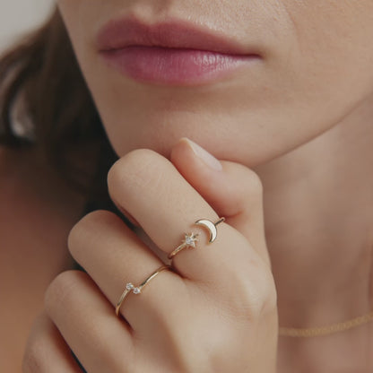 Diamant Offen Ring