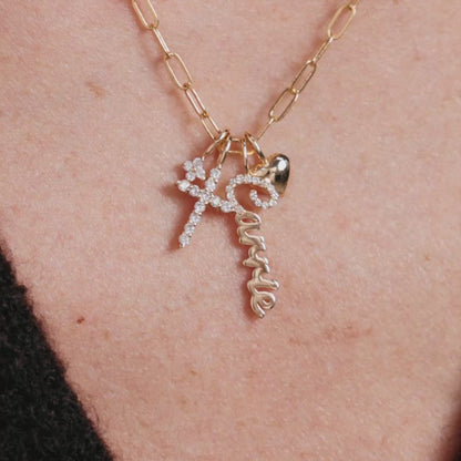Diamant Namensanhänger