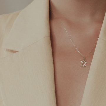 Angel necklace made of 585 solid gold