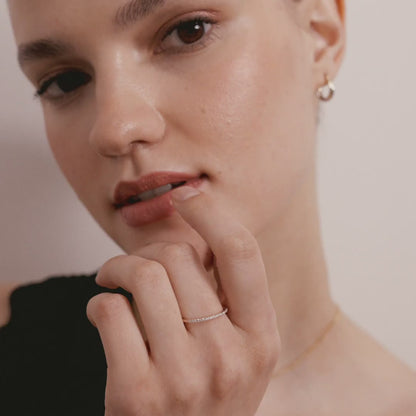 Diamant Halb Ewigkeit Ring