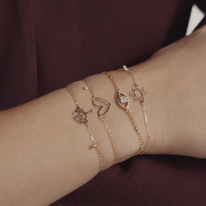 Böser Blick und Station-Armband