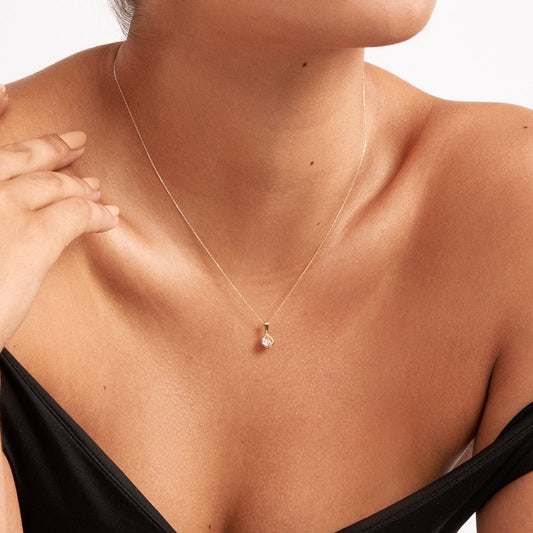 Collier cage en or massif 585