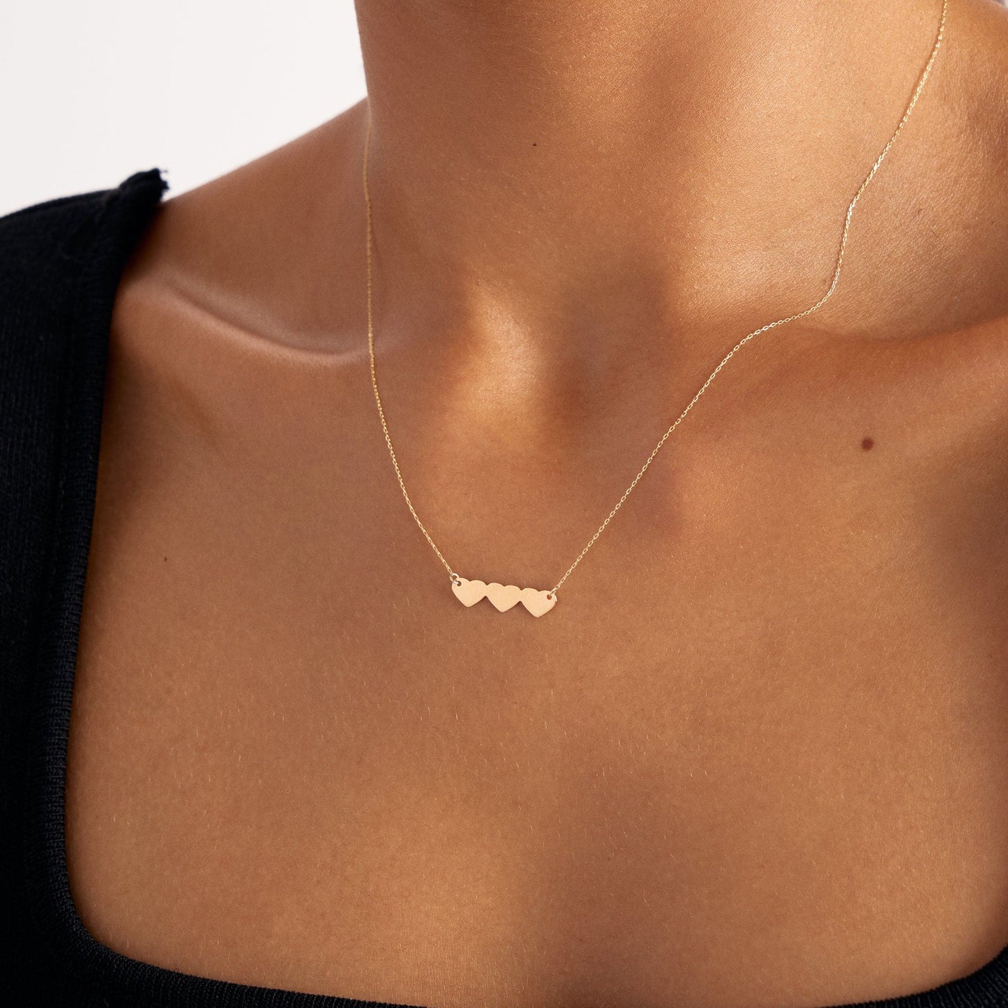 Herzschlossschlüssel Y -Necklace - Gelin Diamond